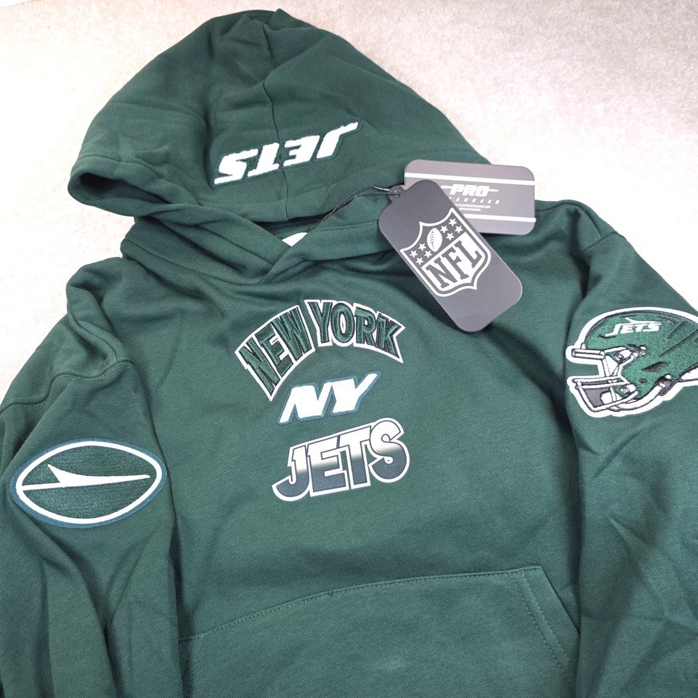 Pro Standard Hoodie Boys M Dark Green NFL New York Jets Team Graphic NWT